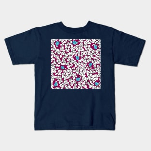 Snail Mail Burgundy Kids T-Shirt